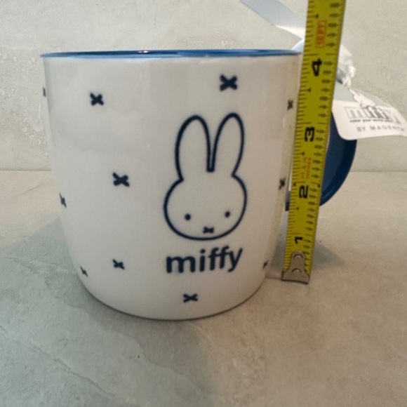 Miffy By Magenta Blue & White Mug NEW - Picture 6 of 7